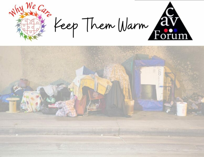 Keep them warm postcard