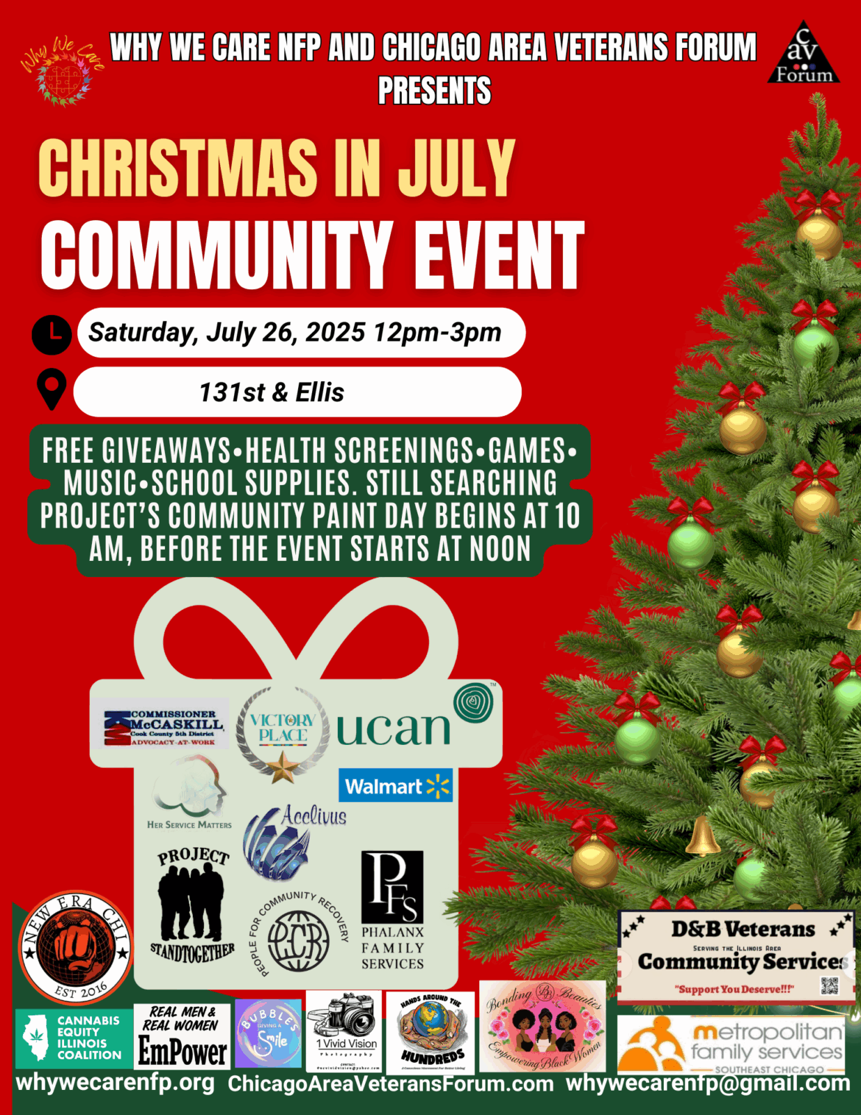 Christmas in Jly Flyer With Vendors Christmas in Jly Flyer With Vendors